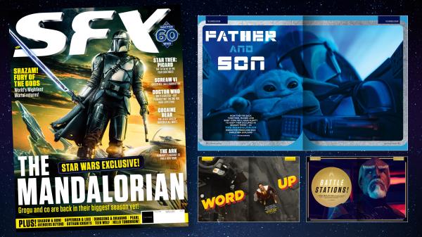 The cover of SFX 363 and some of the features inside.